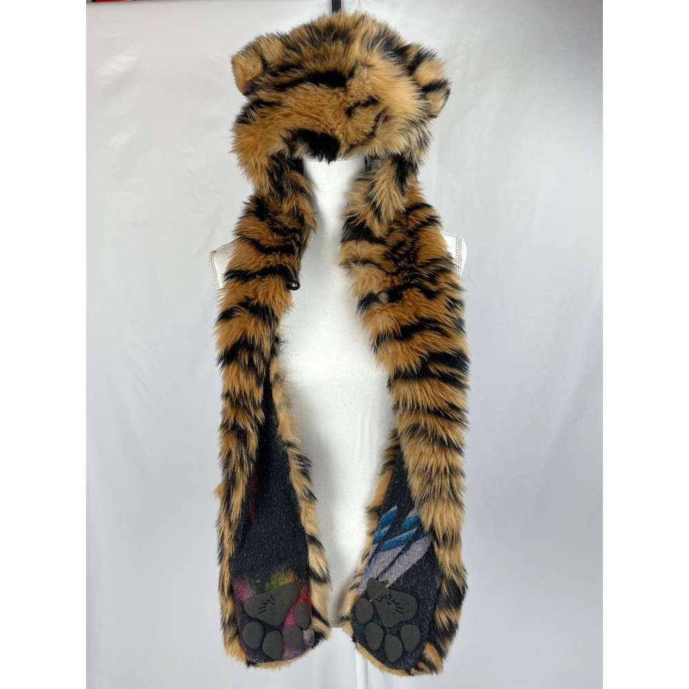 Spirit Hood Collector's Edition 2015-2016 Adult Tiger Hat Faux Fur Brown